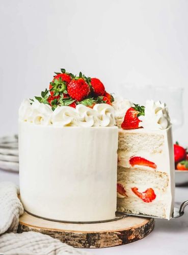 Layer cake fraise, gâteau artisanal La Maryse à Lille