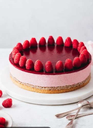 Entremet mousse framboise, gâteau artisanal La Maryse à Lille