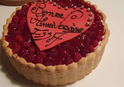 Framboisier, gâteau artisanal La Maryse à Lille