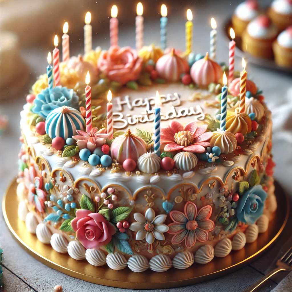 Gâteau d’anniversaire personnalisé réalisé par La Maryse